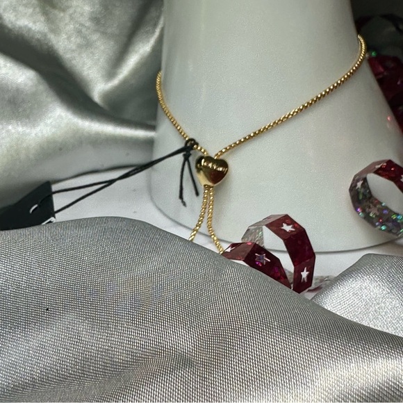 NWT Disney x Kate Spade Minnie Mouse Earrings & Necklace Set | Gold Black Red CZ - Picture 9 of 12